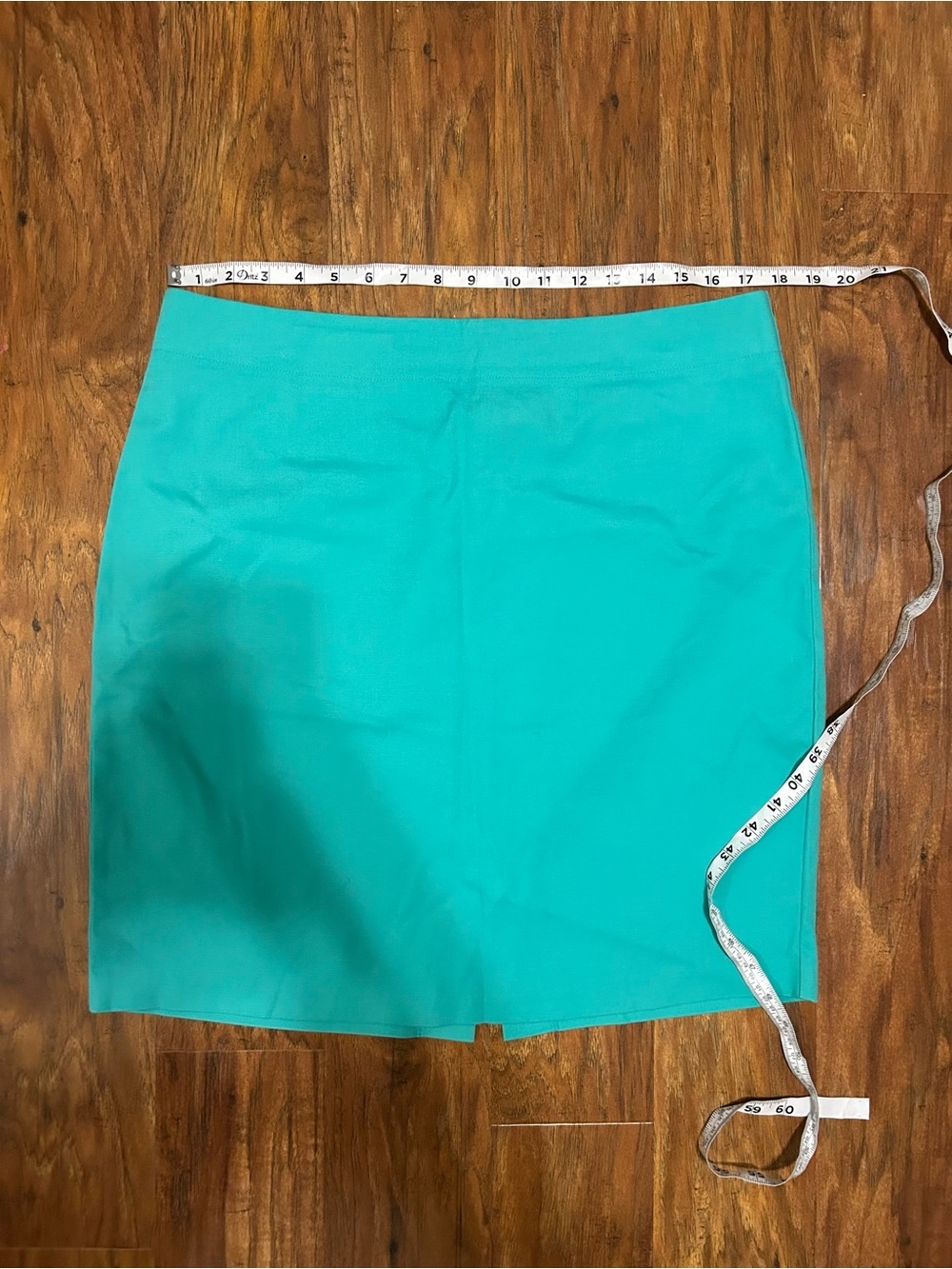 Teal Pencil Skirt Back Zipper Legally Blonde Inspired Work Casual - Picture 5 of 9